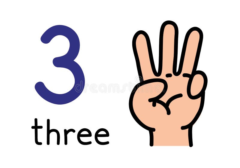 kid-hand-mit-dem-handzeichen-die-nummer-drei-fingern-zeigt-und-finger-zum-z%C3%A4hlen-von-bildung-kindervektor-abbildung-ziffer-163181964.jpg